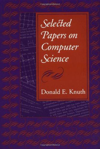 Donald Knuth: Selected Papers on Computer Science (1996)
