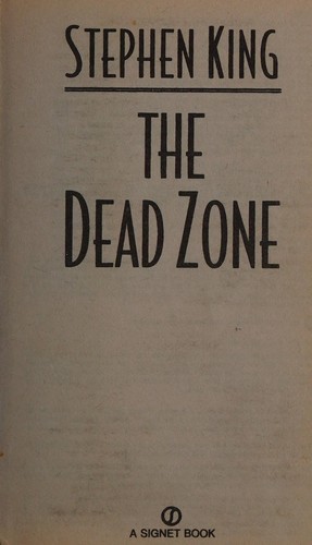 Stephen King: The dead zone (1980, Signet)