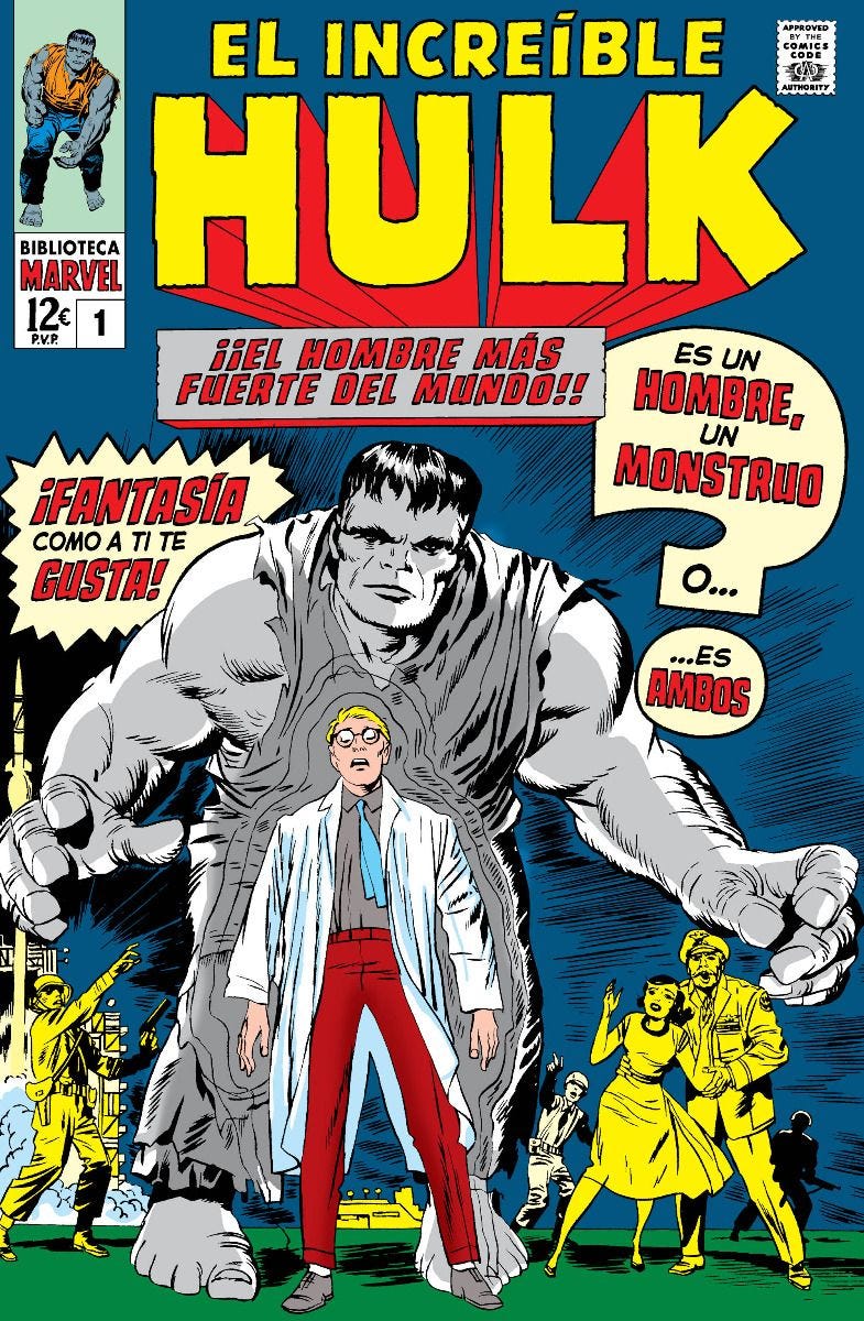 Stan Lee, Jack Kirby, Dick Ayers, Steve Ditko: Biblioteca Marvel 2. El Increíble Hulk 1 (Paperback, Castellano language, Panini, Marvel)