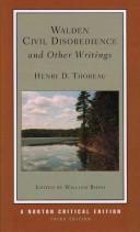Henry David Thoreau: Walden, Civil Disobedience, and Other Writings (Paperback, 2007, W. W. Norton)
