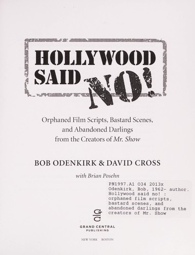 Bob Odenkirk: Hollywood said no! (2013)