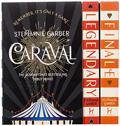 Stephanie Garber, Legendary By Stephanie Garber, 978-1250095329, 1250095328, 9781250095329, Caraval By Stephanie Garber, 978-1250095268, 1250095263, 9781250095268, Finale By Stephanie Garber, 978-1250157683, 1250157684, 9781250157683: Caraval Series 3 Books Collection Set By Stephanie Garber - Caraval, Legendary, Finale (Paperback, 2020, Hodder Paperbacks)