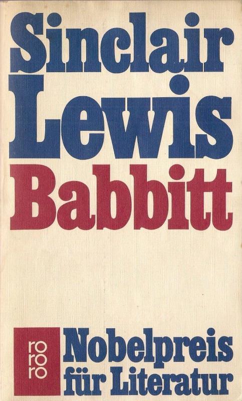 Sinclair Lewis: Babbitt (German language, 1976, Rowohlt Verlag)