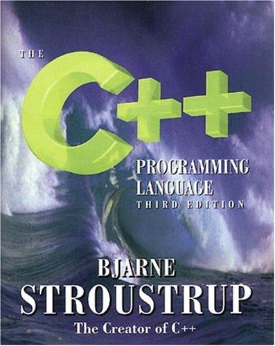 Bjarne Stroustrup: The C++ programming language (1997, Addison-Wesley)