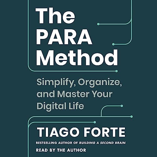 Tiago Forte: The PARA Method (AudiobookFormat, 2023, Simon & Schuster Audio)