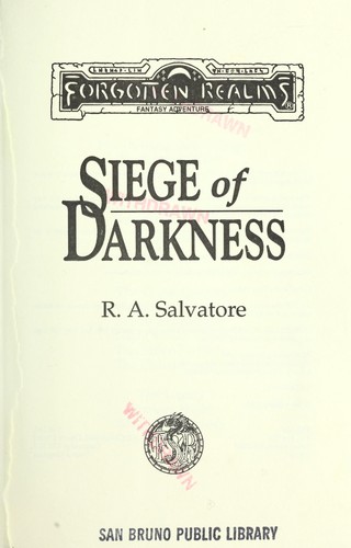 R. A. Salvatore: Siege of darkness (1994, TSR)