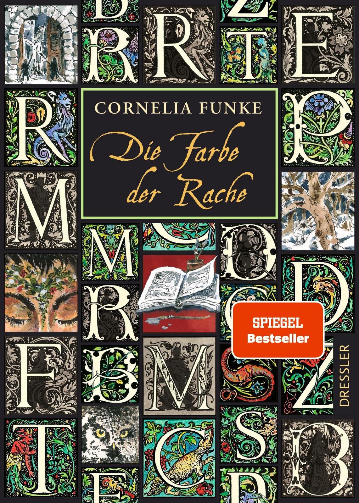 Cornelia Funke: Die Farbe der Rache (German language, Dressler Verlag)