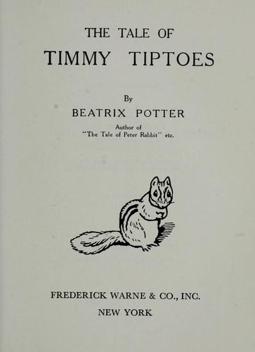 Jean Little: The tale of Timmy Tiptoes. (1964, F. Warne)