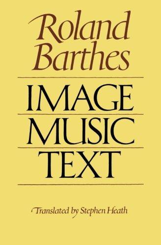 Roland Barthes: Image-Music-Text (1978)