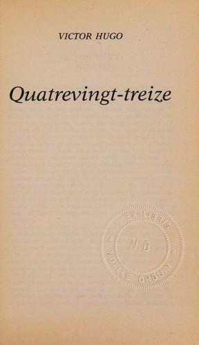 Victor Hugo: Quatrevingt-treize (French language, 1993)