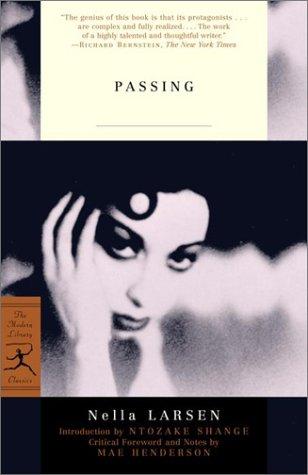 Nella Larsen: Passing (2002, Modern Library)