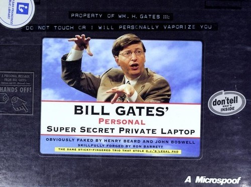Jean Little: Bill Gates' personal super secret private laptop (1998, Simon & Schuster)