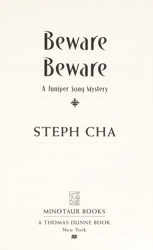 Steph Cha: Beware, beware (2014)
