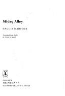 Naguib Mahfouz: Midaq Alley (1975, Heinemann Educational)
