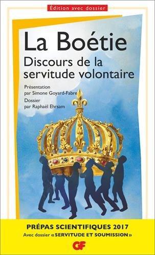 Étienne de La Boétie: Discours de la servitude volontaire (French language, 2016)