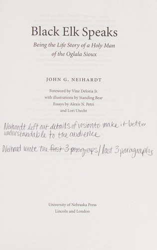 Black Elk, John G. Neihardt: Black Elk speaks (Paperback, 2004, University of Nebraska Press)