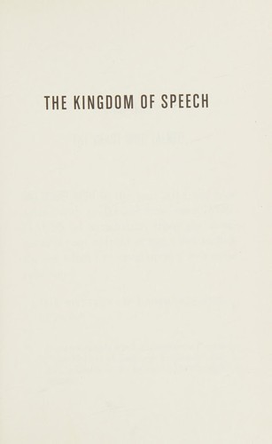 Tom Wolfe: The kingdom of speech (2016)