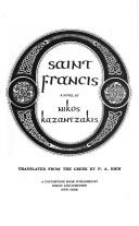 Nikos Kazantzakis: Saint Francis (Paperback, 1971, Touchstone)