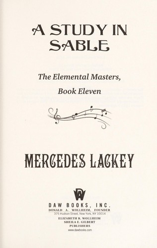 Mercedes Lackey: A study in sable (2016)