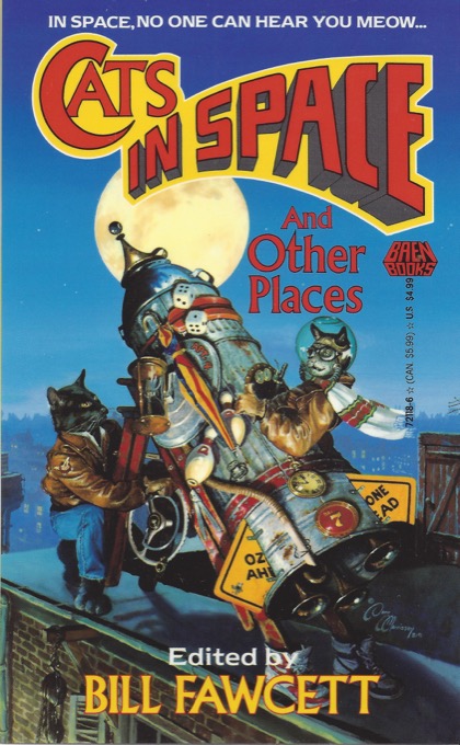Brian Fawcett: Cats in Space...and Other Places (Paperback, 1992, Baen Books)