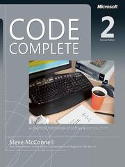 Steve McConnell: Code Complete, Second Edition (EBook, 2007, Microsoft Press)