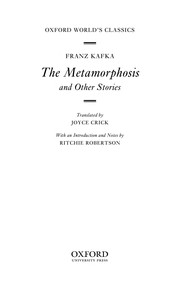 Franz Kafka: The metamorphosis and other stories (2009, Oxford University Press)