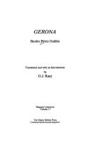 Benito Pérez Galdós: Gerona (1993, E. Mellen Press)
