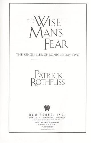 Patrick Rothfuss: The Wise Man's Fear (1906)