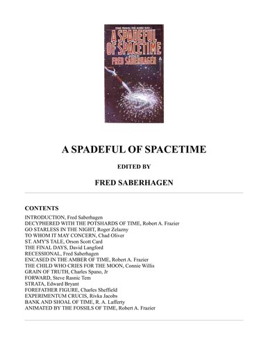 Fred Saberhagen: Spadeful / Spacetime (Ace, Ace Books)
