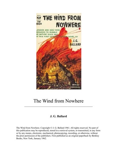 J. G. Ballard: The Wind from Nowhere (1976, Penguin (Non-Classics))