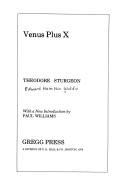 시어도어 스터전: Venus plus X (1976, Gregg Press)